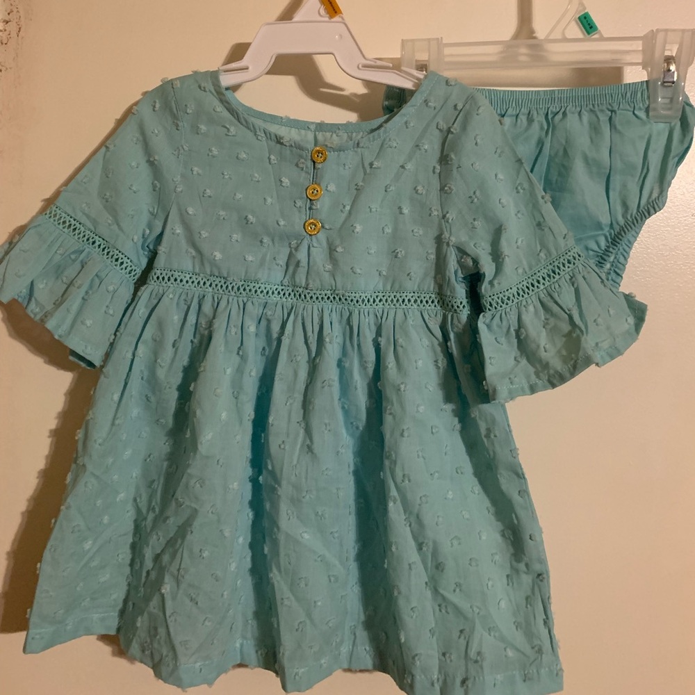 Genuine kids from Osh Kosh teal 2pc